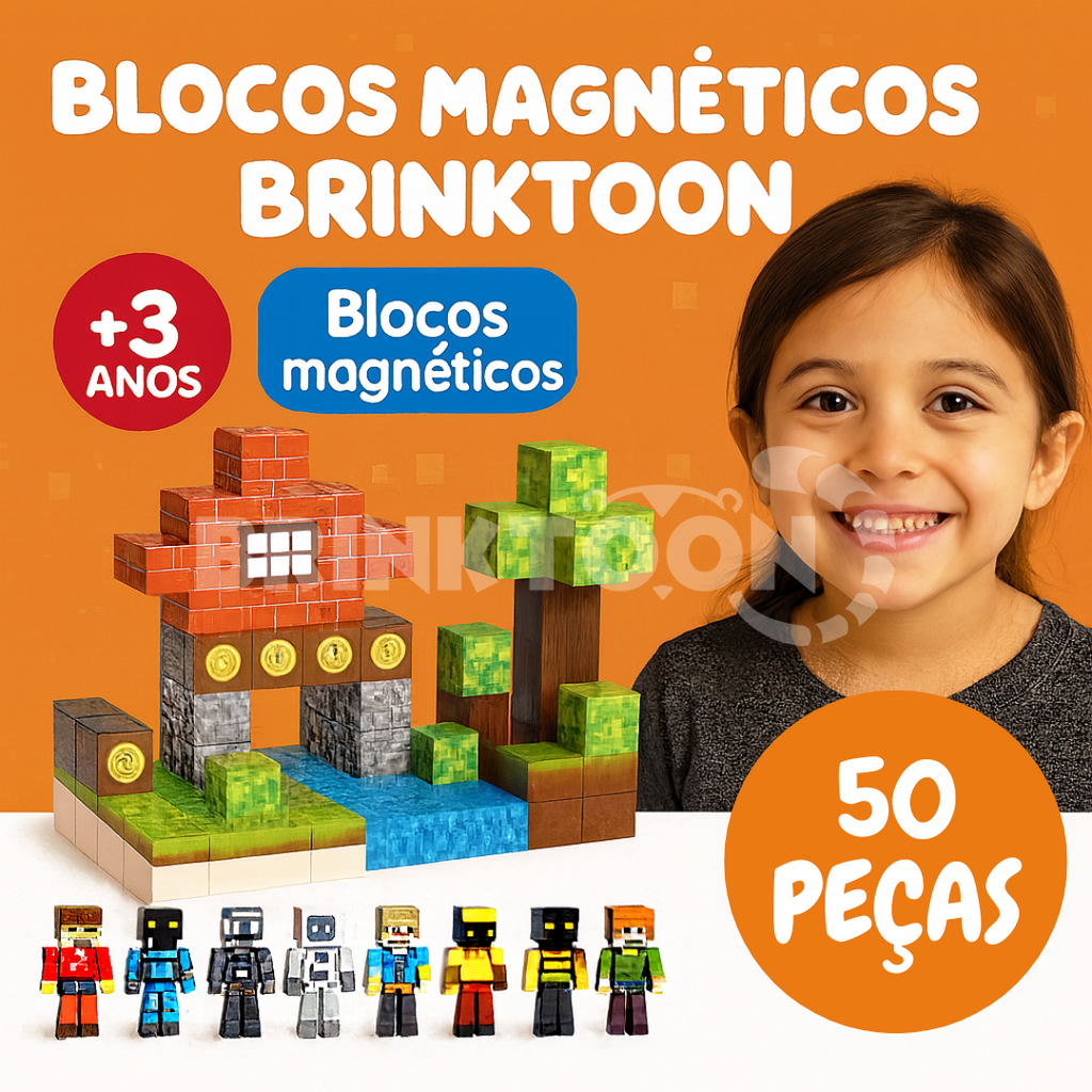 Blocos Magnéticos - Aventuras Sem Limites!
