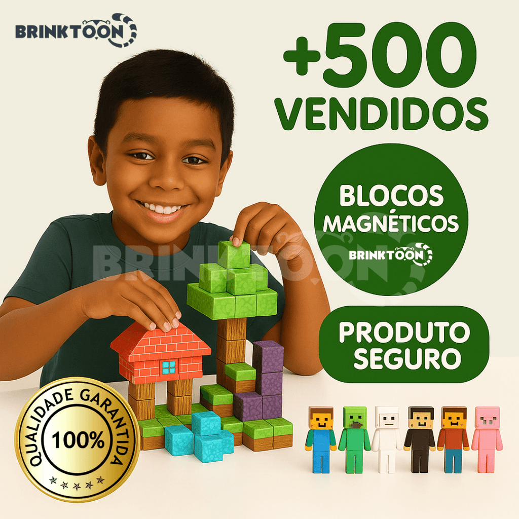 Blocos Magnéticos - Aventuras Sem Limites!