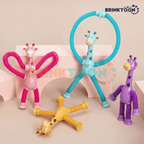 Kit 4 Girafinhas Flexíveis e Divertidas