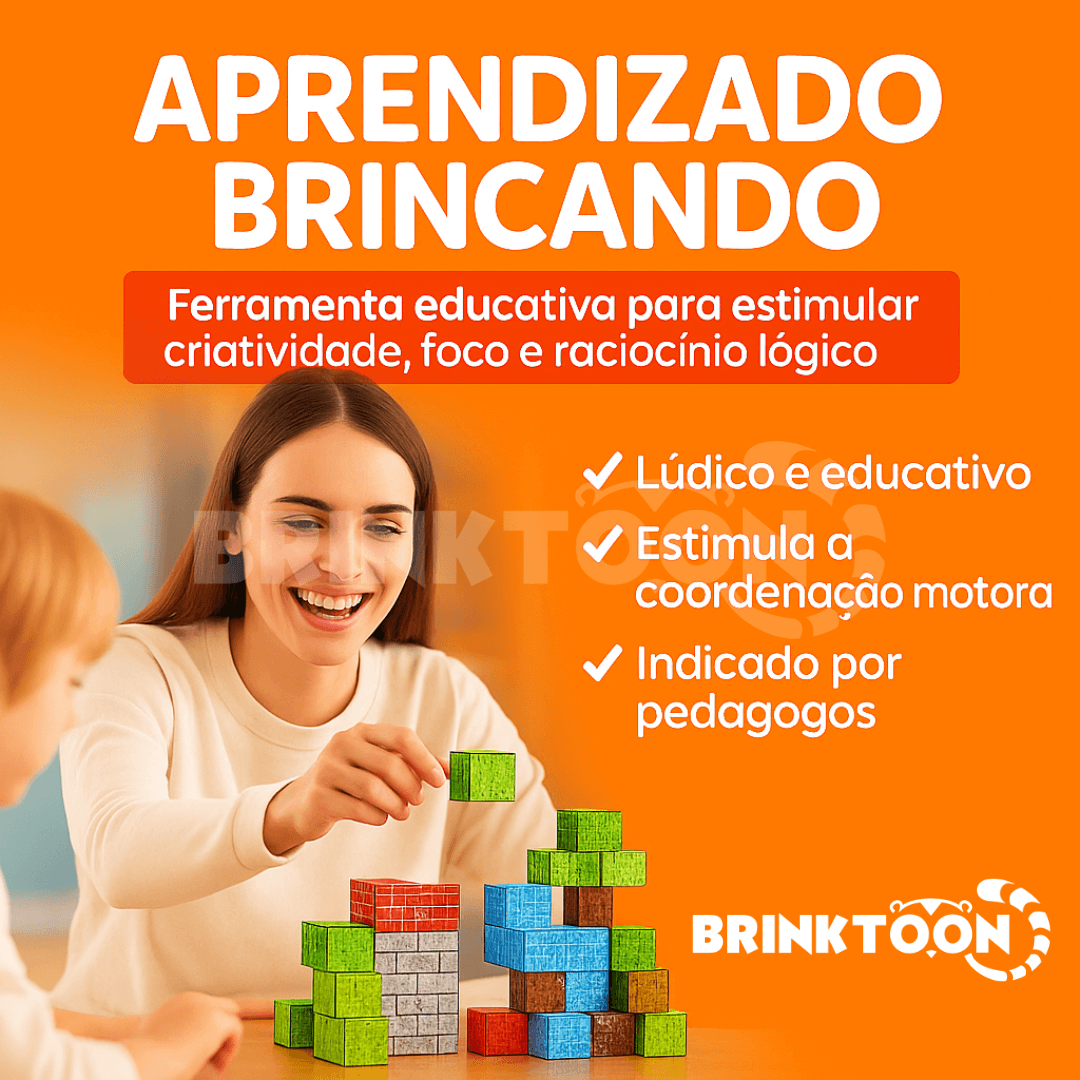 Blocos Magnéticos - Aventuras Sem Limites!