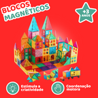 Blocos Magnéticos 3D - Menos telas. Mais desenvolvimento 🧠