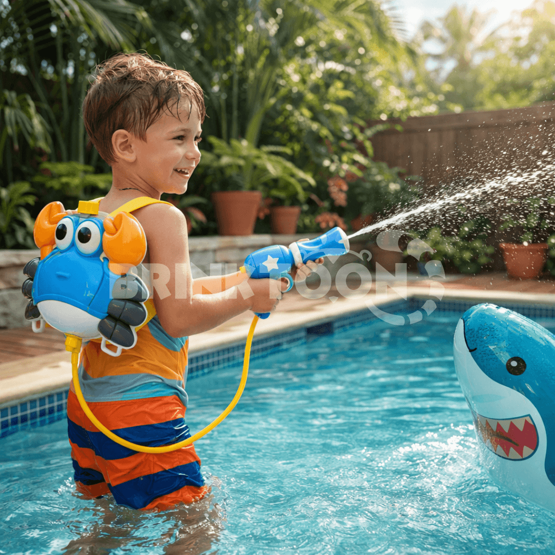 AquaBlast - Mochila com Lançador de Água Infantil