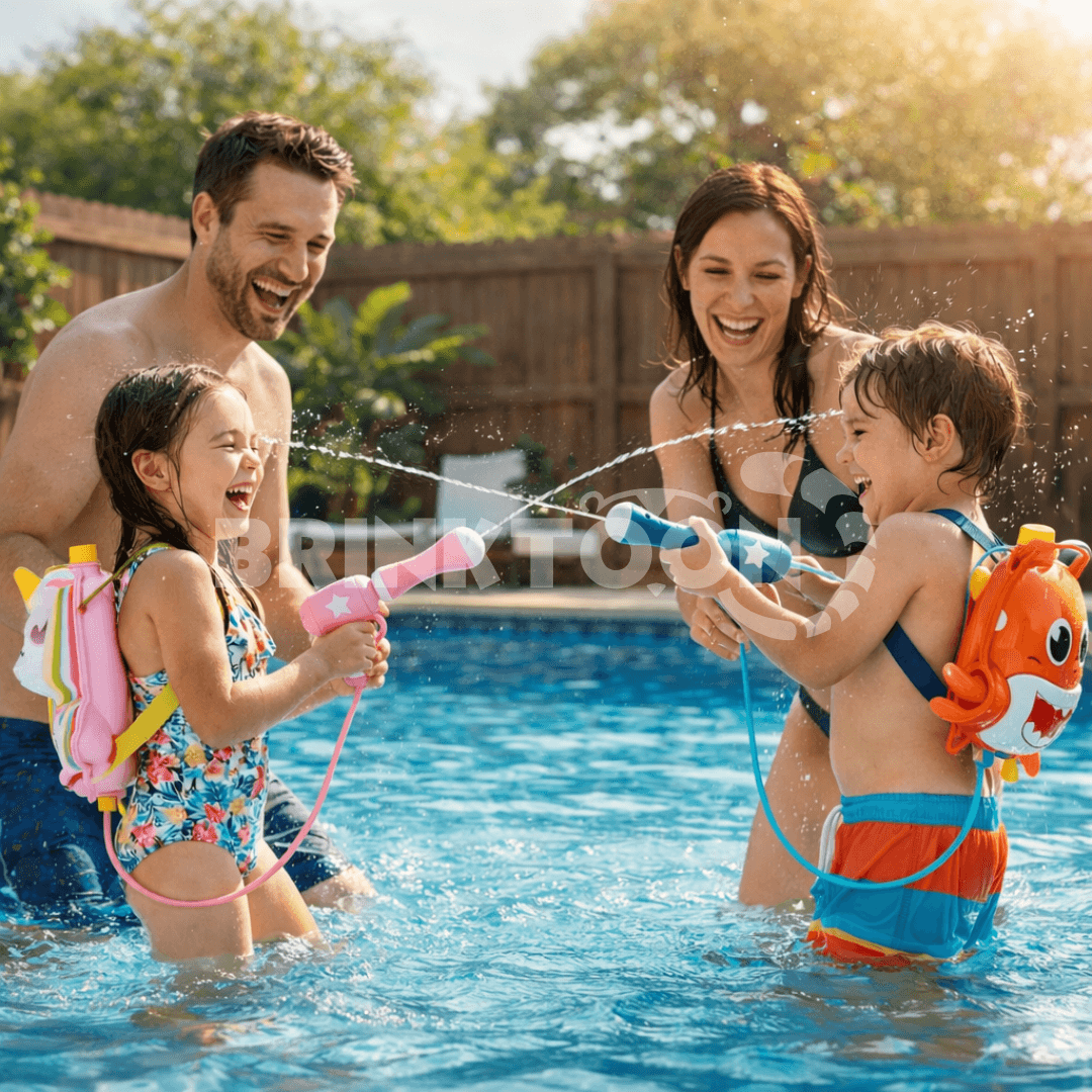 AquaBlast - Mochila com Lançador de Água Infantil