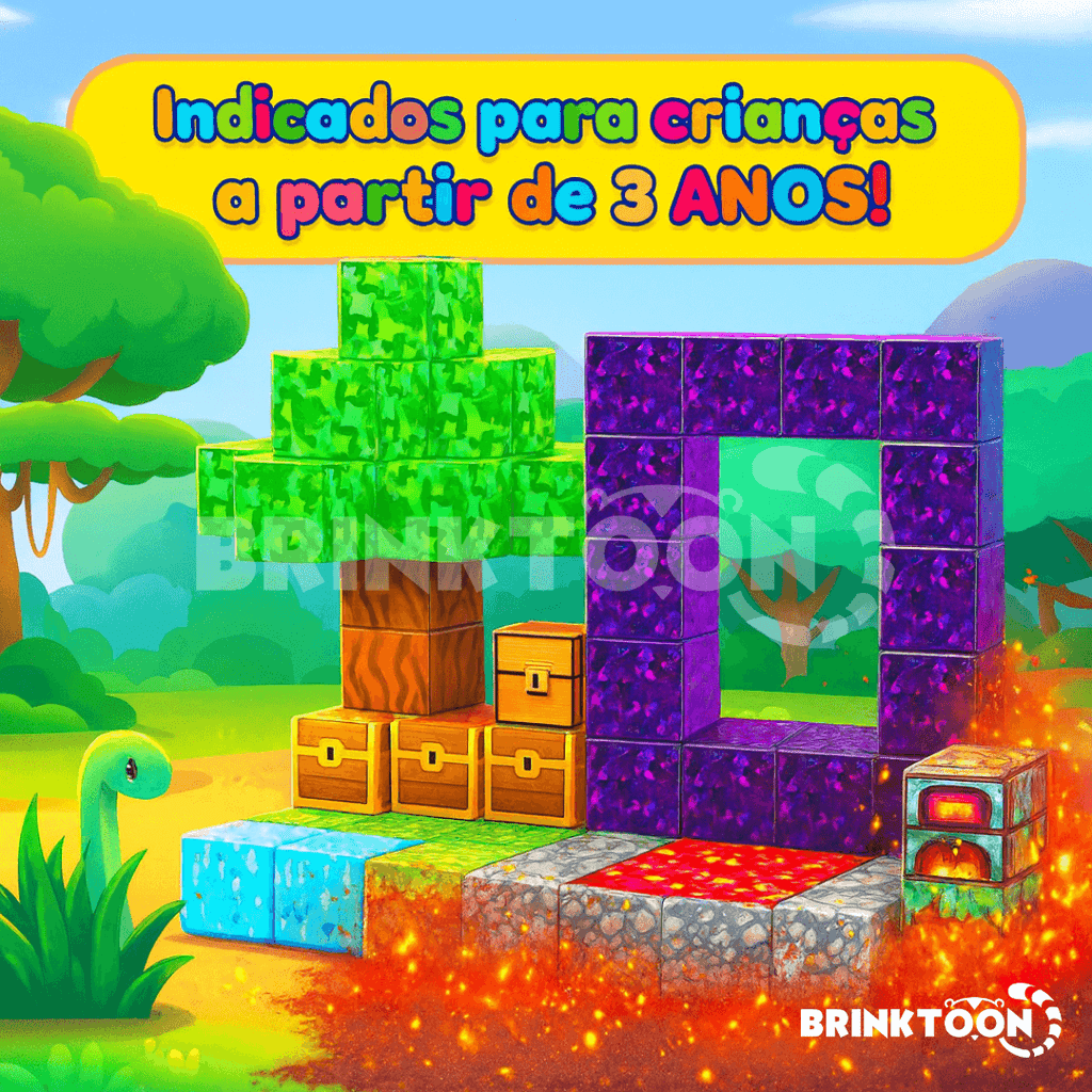 Blocos Magnéticos - Aventuras Sem Limites!