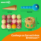 Sorvetinhos Empilháveis Brinktoon™ – Estimula Coordenação, Fala e Paciência de Forma Lúdica e Divertida