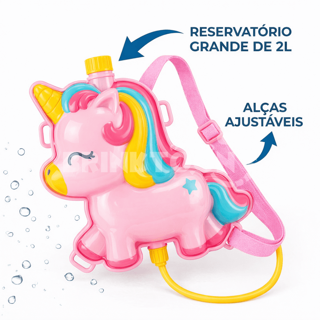AquaBlast - Mochila com Lançador de Água Infantil