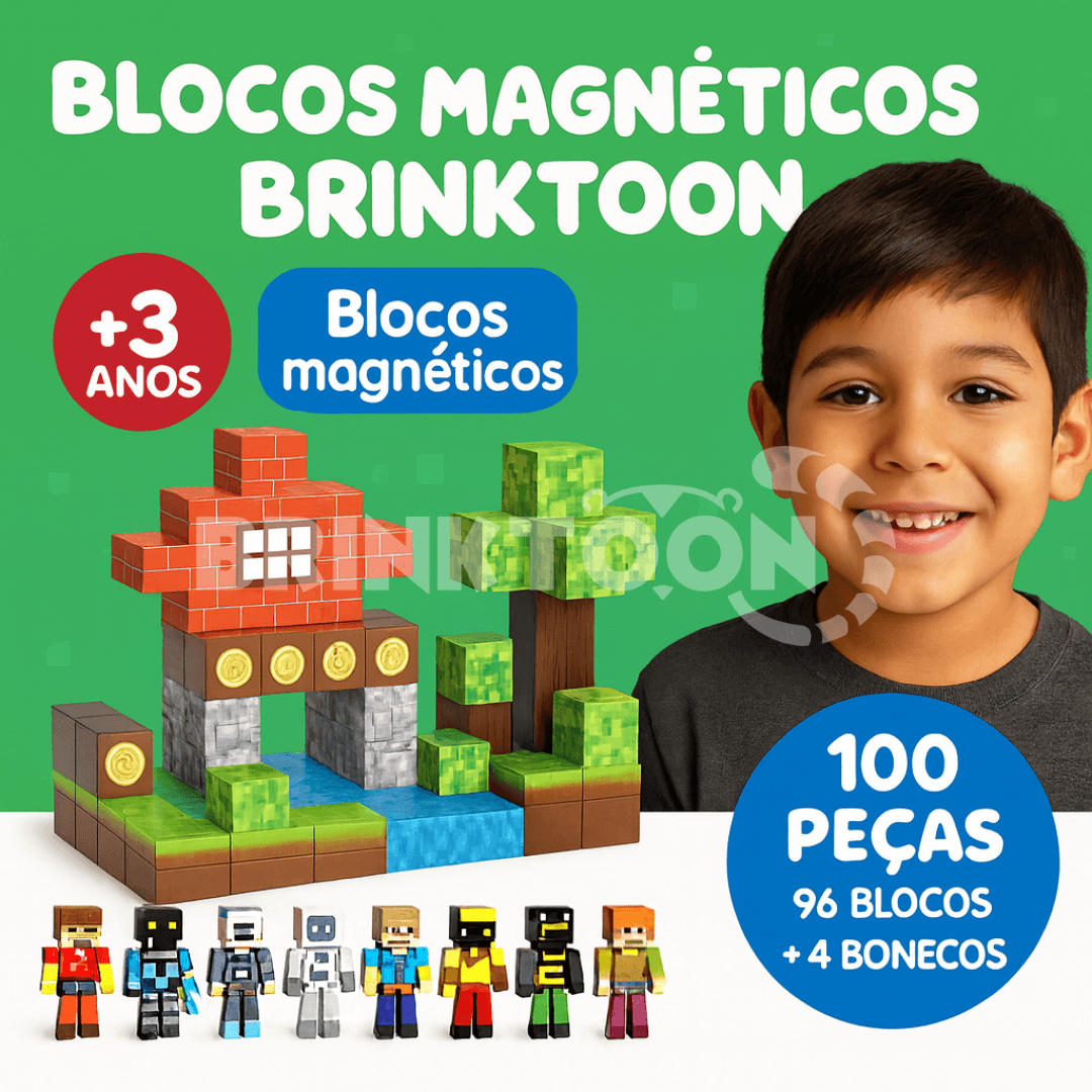 Blocos Magnéticos - Aventuras Sem Limites!