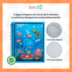 Kit 3 Livros Encantados – Pinte com Água, Reutilize Sempre e Diga Adeus à Bagunça!