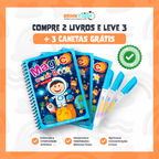 Kit 3 Livros Encantados – Pinte com Água, Reutilize Sempre e Diga Adeus à Bagunça!