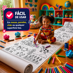 Mega Rolo de Colorir infantil