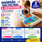 Mega Rolo de Colorir infantil