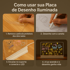 Quadro Mágico - Desenhe. Brilhe. Imagine. ✨