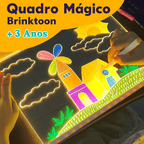 Quadro Mágico - Desenhe. Brilhe. Imagine. ✨
