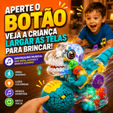 Dinobô Interativo – Aperte o Botão e Veja a Criança Largar as Telas para Brincar 🦖