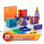 Blocos Magnéticos 3D - Menos telas. Mais desenvolvimento 🧠