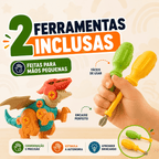 MonterSauros — Kit Educativo com 4 Dinossauros para Montar e Desmontar
