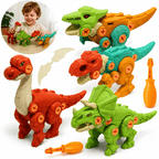MonterSauros — Kit Educativo com 4 Dinossauros para Montar e Desmontar